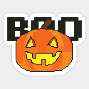 Jack O lantern Pumpkin Boo Halloween Design Sticker
